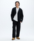 Jamie West One Tuck Wide String Pants - Black