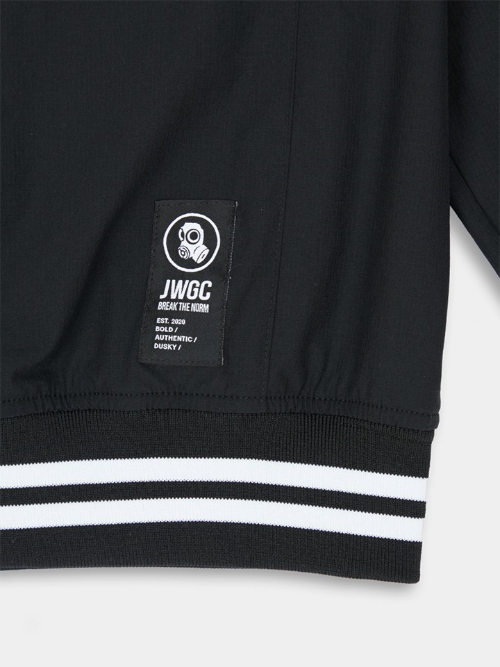 Jamie West US Roundneck Woven Pullover - Black
