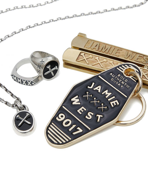 Jamie West X KK Onyx Gorden Pendant - Silver