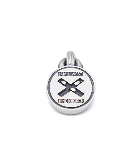 Jamie West X KK Onyx Gorden Pendant - Silver