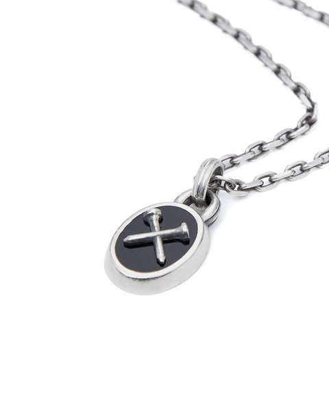 Jamie West X KK Onyx Gorden Pendant - Silver
