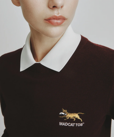 MCC Women's Crew Neck Sweater - Burgundy