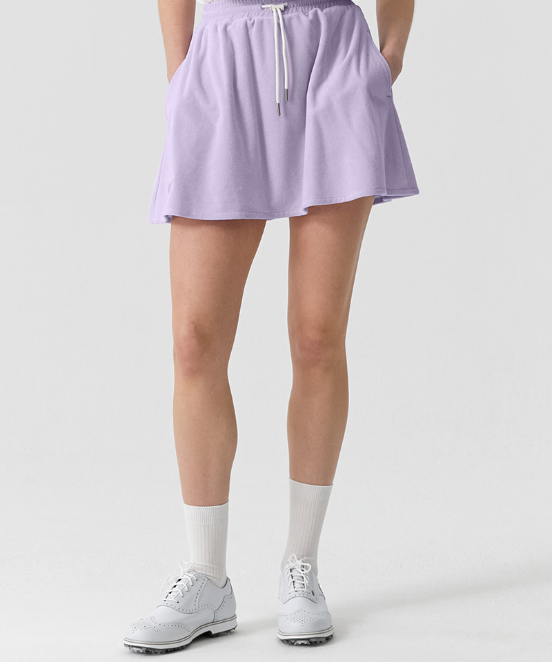MCC Women's Terry Pouch Skirt - Lavender