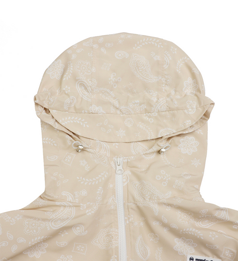 Monday Flow Paisley Windbreaker - Beige