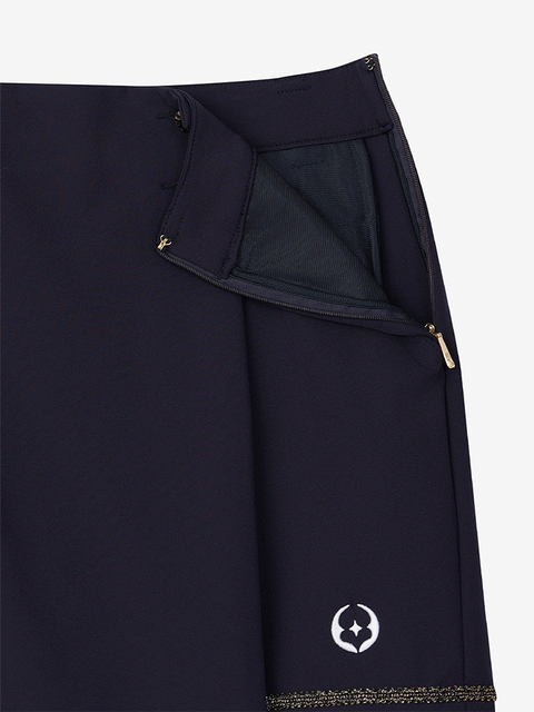 GFJ Golf Women's  Front Wrap Shorts - Navy