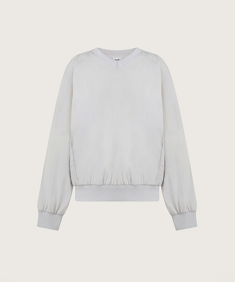 FORDI Wind V-Neck Man-To-Man - Gray