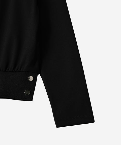 OBER Golf Functional Stretch Half-Neck Top- Black