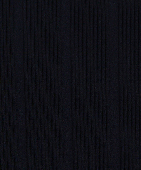 CREVE NINE: Round Ribbed Knitwear - Black
