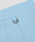KANDINI Color line Pleats Skirt - Skyblue