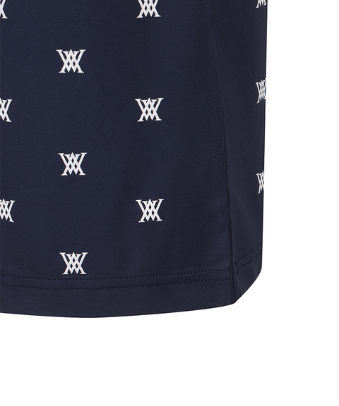GG Men's Monogram Short Sleeve T-Shirt - Navy