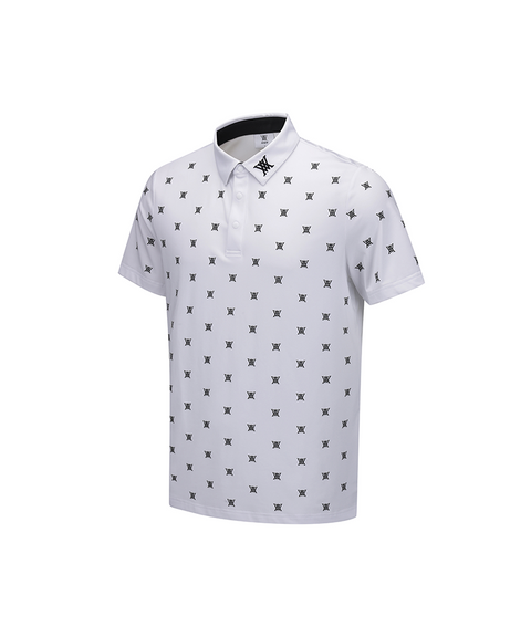 GG Men's Monogram Short Sleeve T-Shirt - White