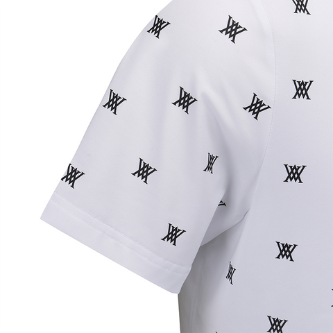 GG Men's Monogram Short Sleeve T-Shirt - White