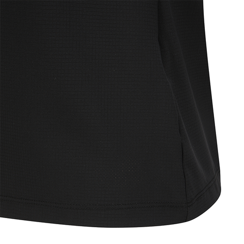 Women's SM Collared Short T-Shirt - Black