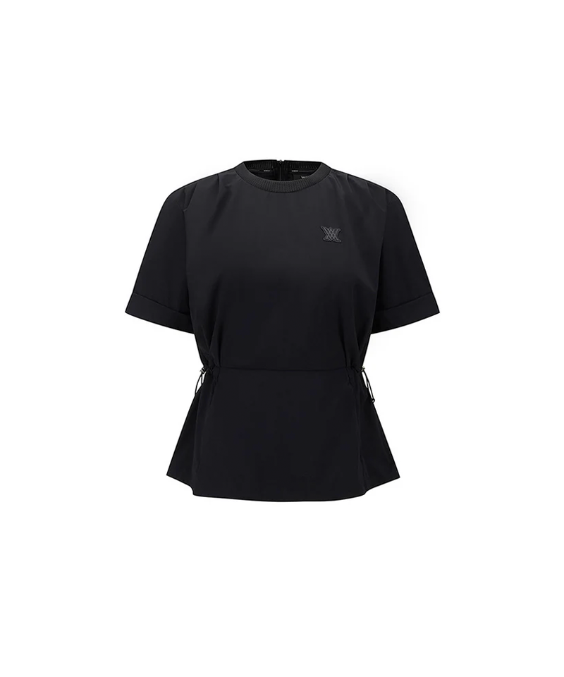 Women's Women Layered Anorak T-Shirt - Black