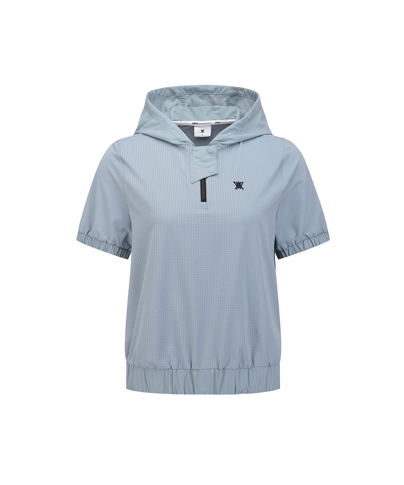 Women's Hooded T-Shirt - Blue