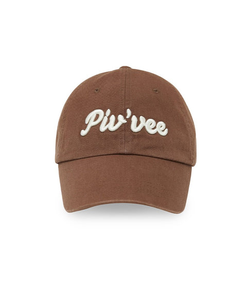 Logo Embroidered Ball Cap Chocolate Brown