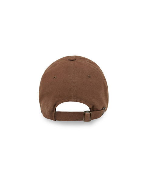 Logo Embroidered Ball Cap Chocolate Brown