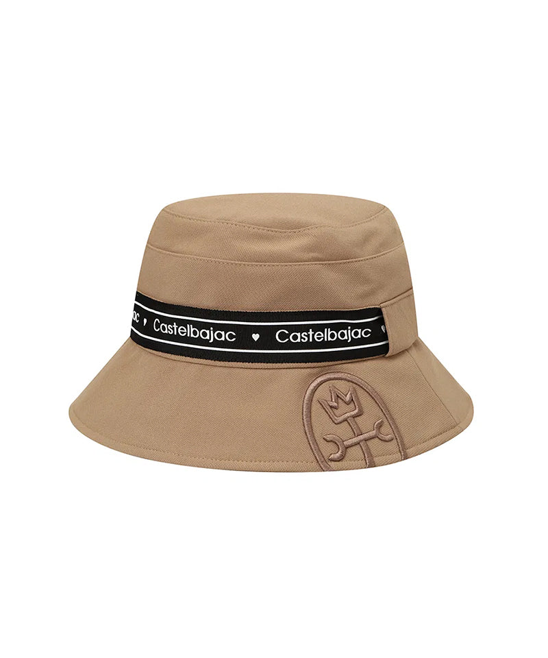 Castelbajac Women's Ribbon Bucket Hat - Beige