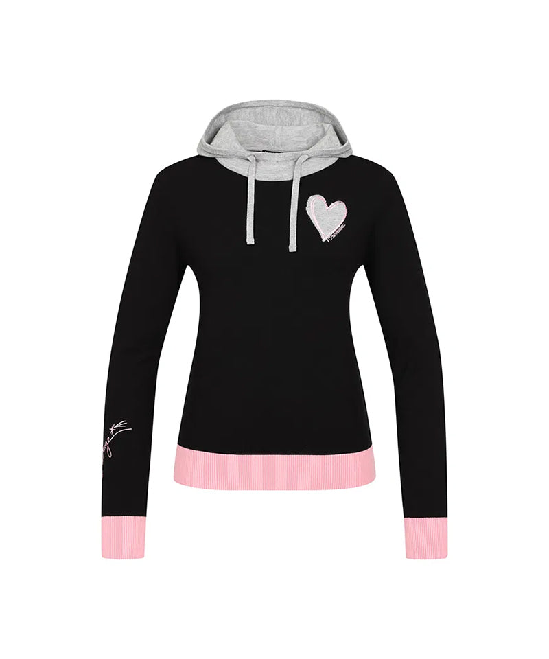 Castelbajac Women's Contrast Point Hooded Knit - Black