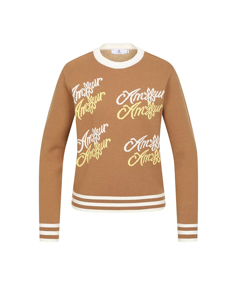 Castelbajac Women's Logo Lettering Knit - Beige