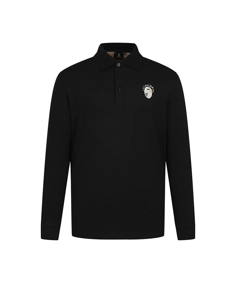 Castelbajac Men's Embroidered Point Collar T-shirt - Black