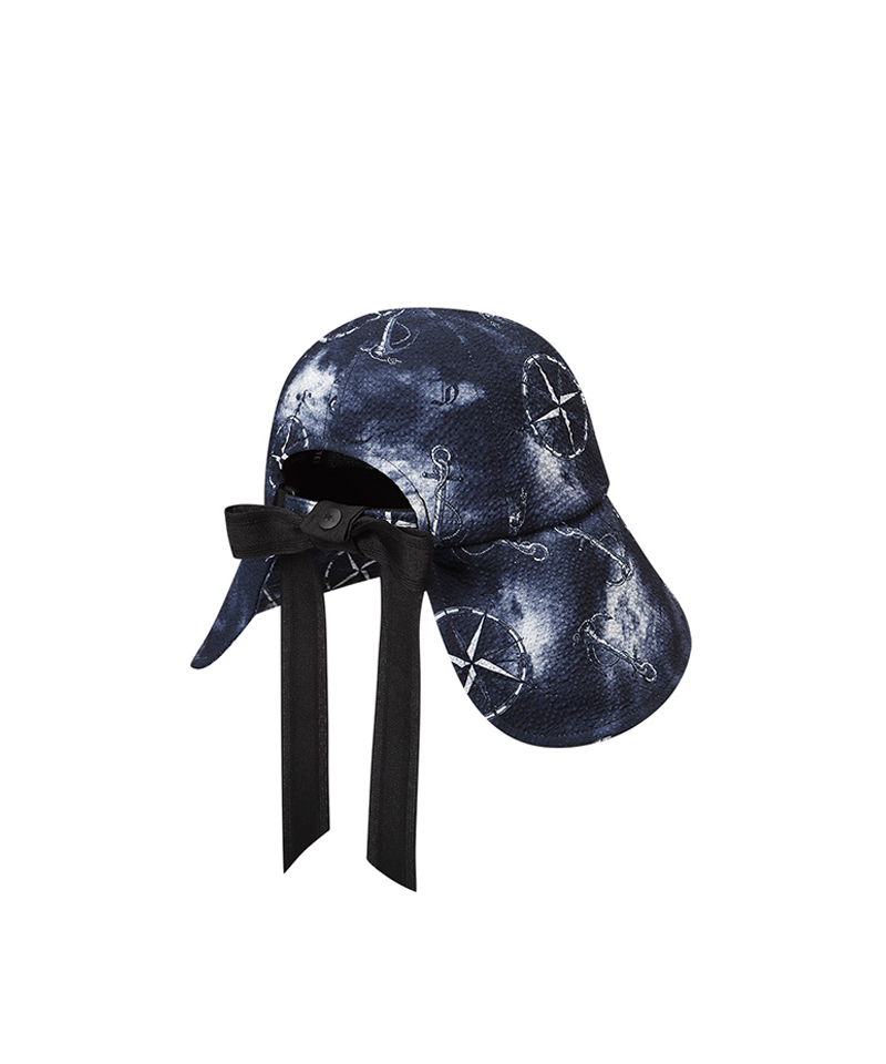 Castelbajac Women's Seersucker Pattern Ribbon Bucket Hat- 2 Colors