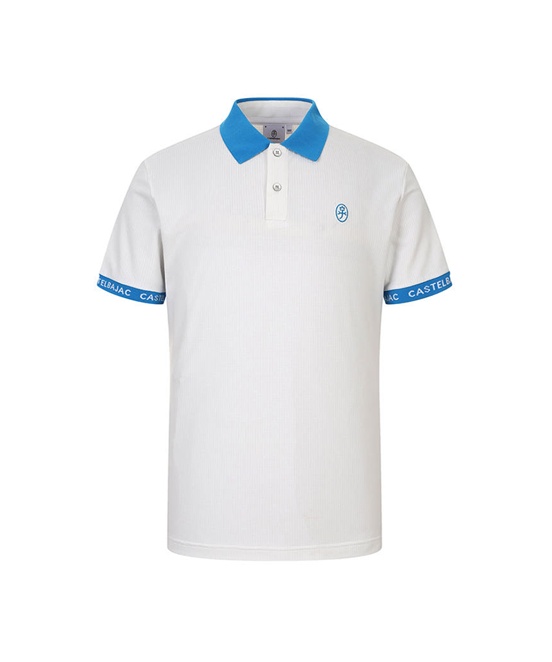 Castelbajac Men's Sleeve Logo Collar Short Sleeve T-shirt - 2 Colors