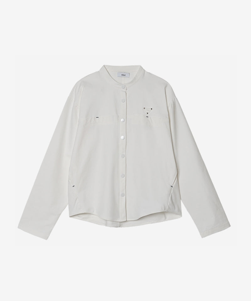 OBER Golf Basic Sporty Stretch Golf Shirt White
