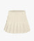FAIRLIAR Flare Pleated Skirt - Beige