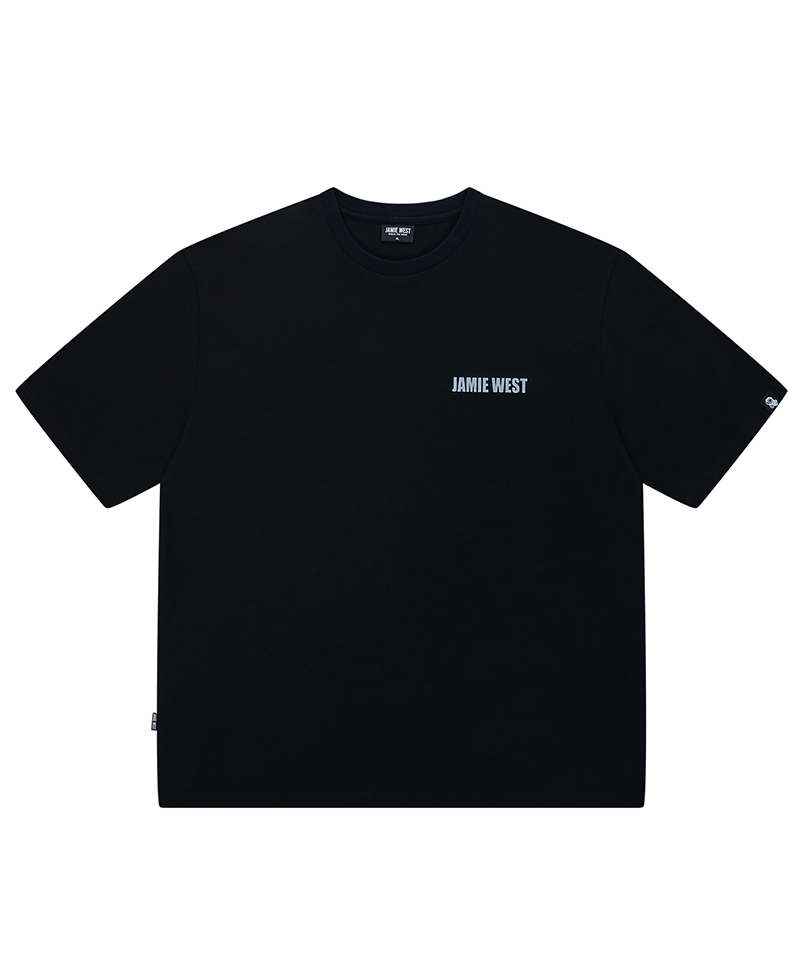 Jamie West Big Mask Washed T-Shirt - Black