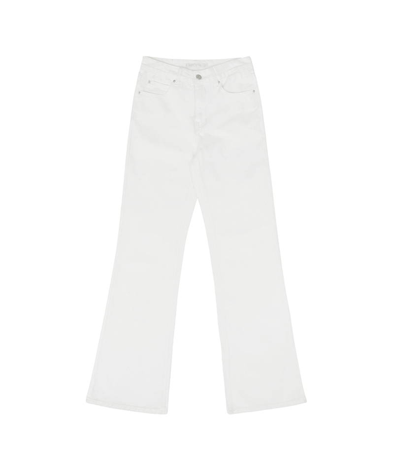 PIV'VEE Bootcut denim pants - Cloud White