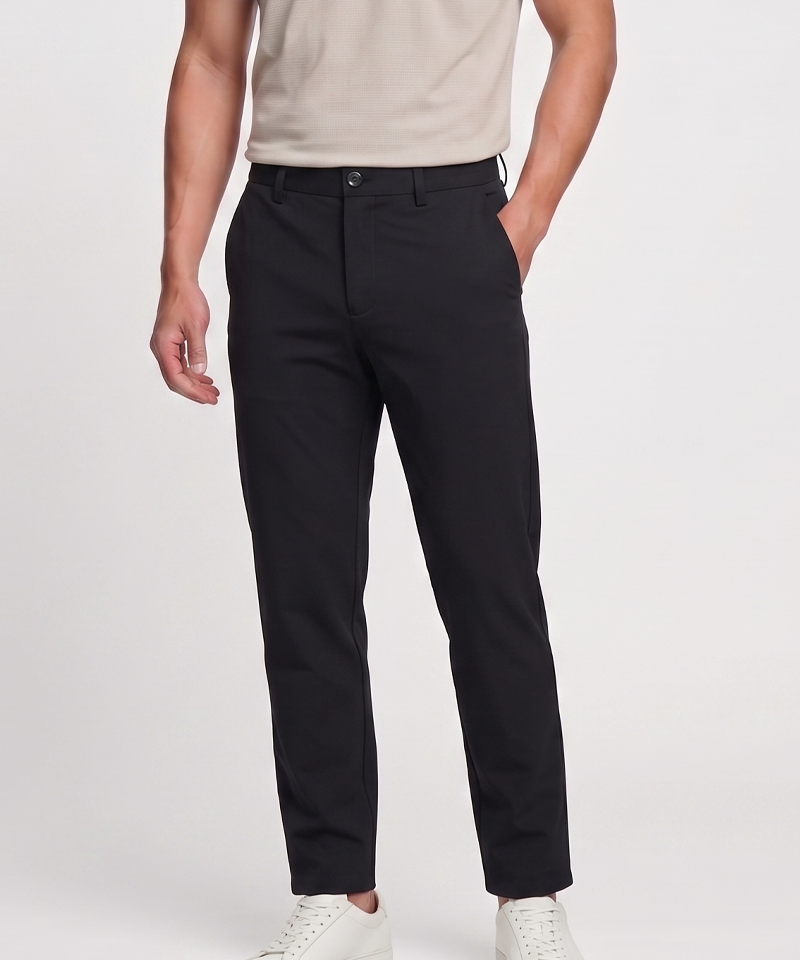 Castelbajac Men's Twill Cut-out Point Pants - 2 Colors