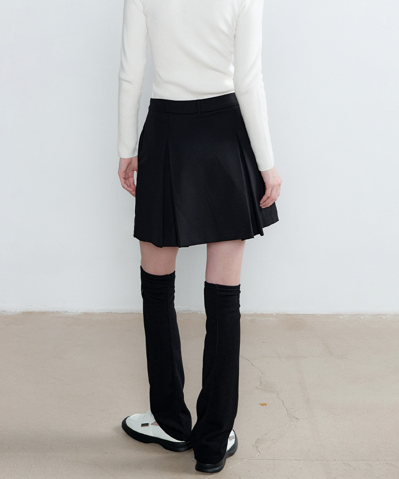 Anell Golf Clea Tuck Skirt - Black