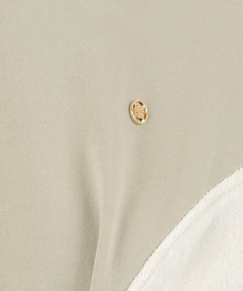 LENUCU Corset Sweatshirt - Beige