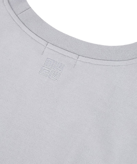 LENUCU Corset Sweatshirt - Grey
