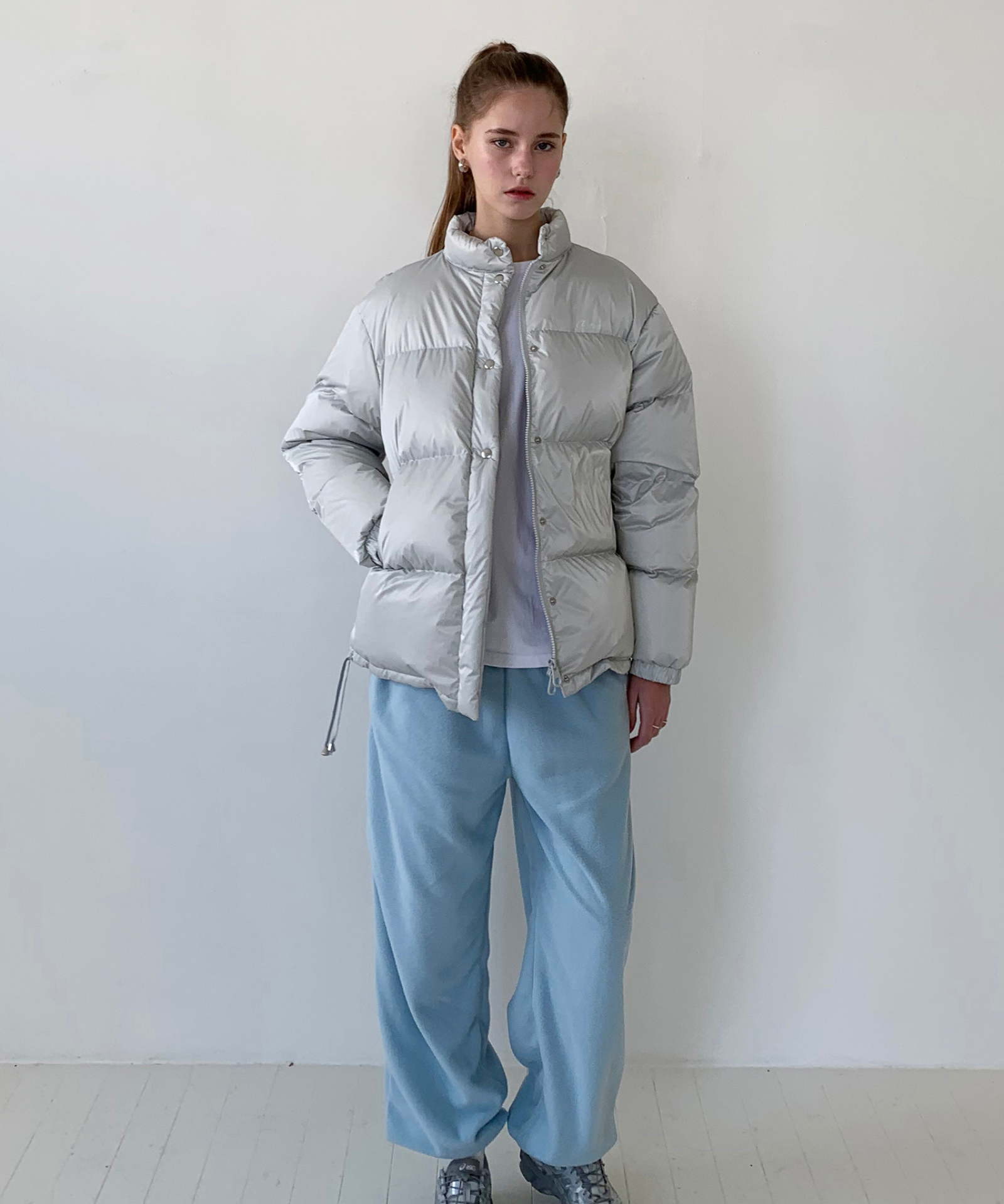 PIV'VEE Down Puffer Jacket Space Silver