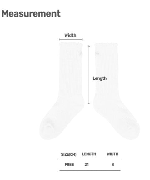 Frill Socks Cloud White