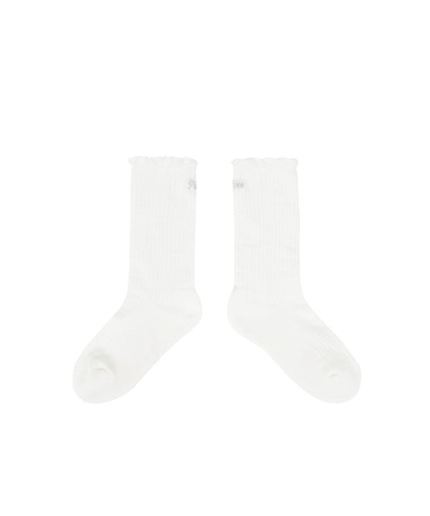 Frill Socks Cloud White