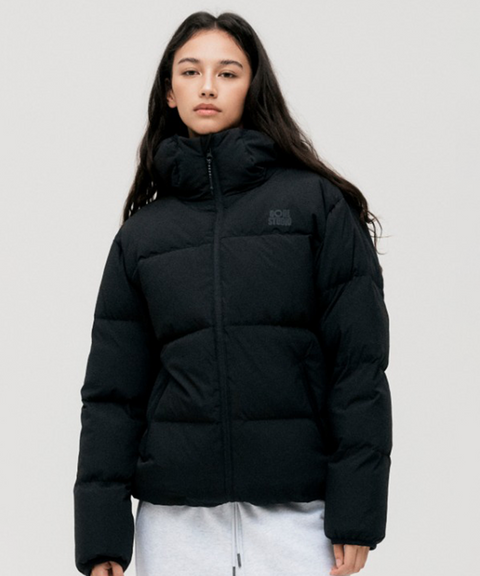 Goal Studio Women's Essential Hooded Puffer Down Jacket - Black