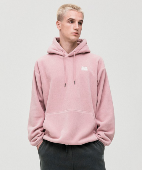 Goal Studio Men's Essential Microfleece Hoodie - Indie Pink