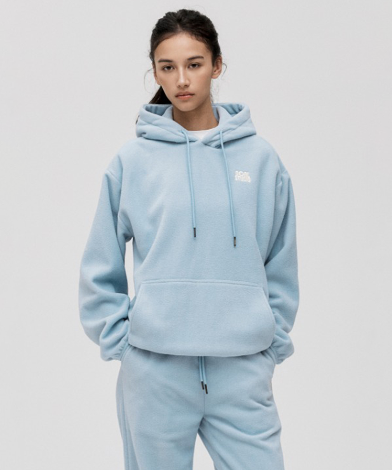 Goal Studio Women's Essential Microfleece Hoodie - Sky Blue