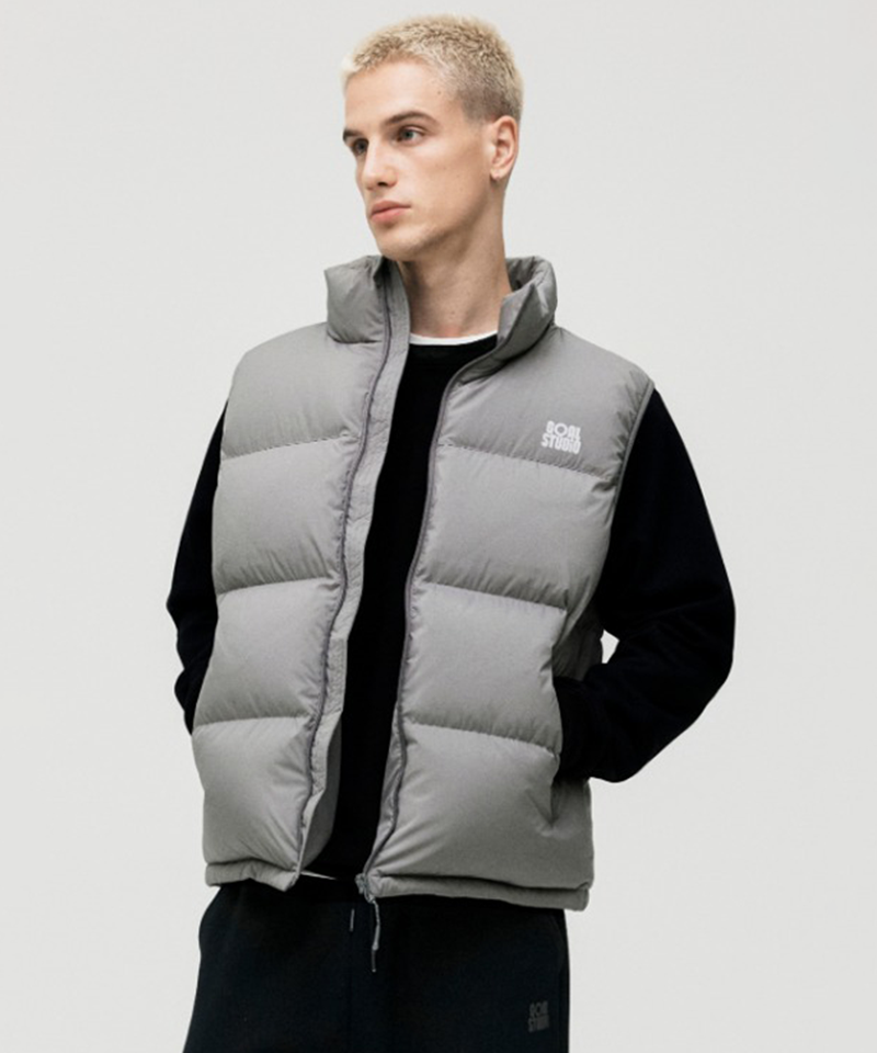 Goal Studio Essential Puffer Vest - Grey