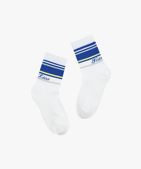 Stripe Point Ankle Socks