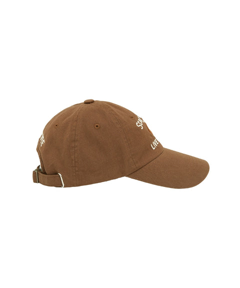 Football Patch Ball Cap Chocolate Brown