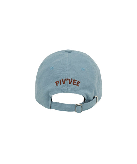 Football Patch Ball Cap Mist Blue