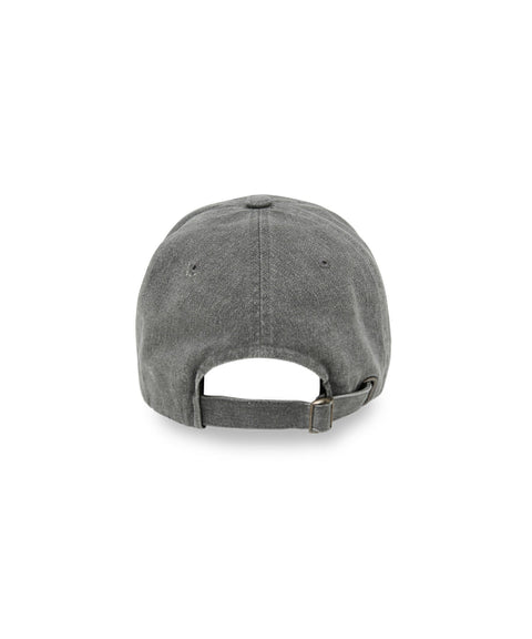 Logo Embroidered Ball Cap Fuzzy Charcoal