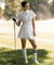 GFJ Golf Women's  Lace Layer Skirt - White