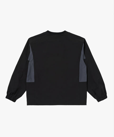 Goal Studio Men's Essential Stretch Wind Pullover - Black