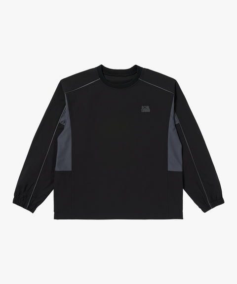 Goal Studio Men's Essential Stretch Wind Pullover - Black