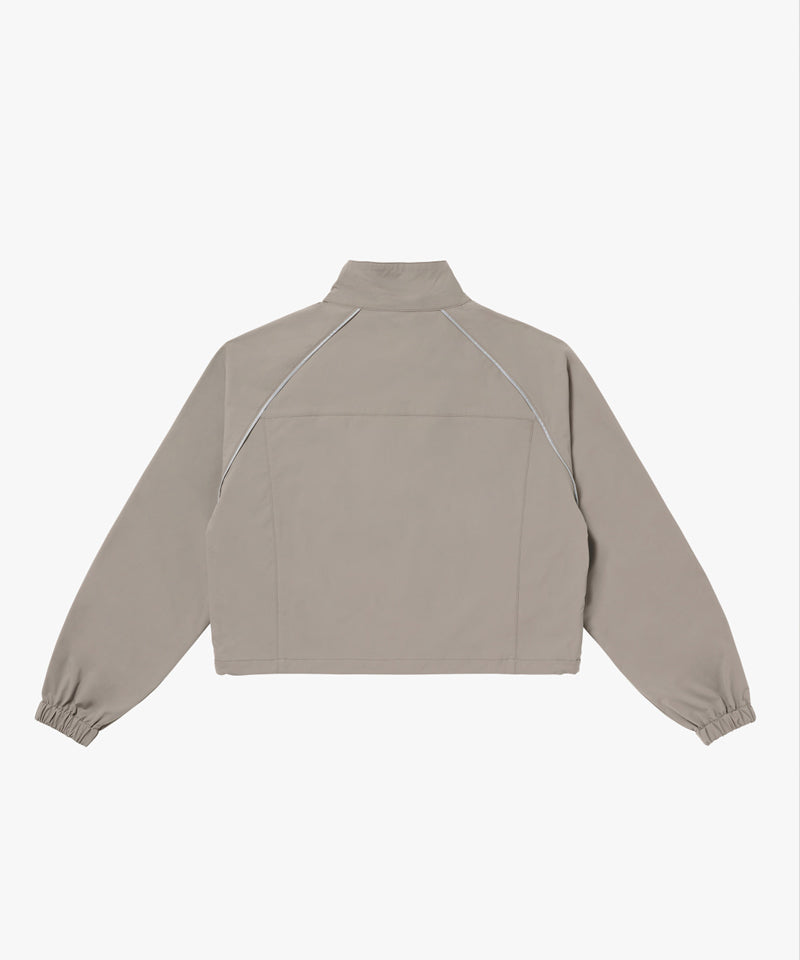 Goal Studio Women's Stretch Track Jacket - Dark Beige